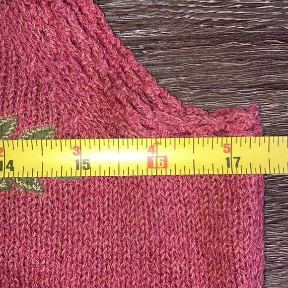 Vintage Womens Sigrid Olsen Sport Knit Boho Vest size Medium - Picture 8 of 11